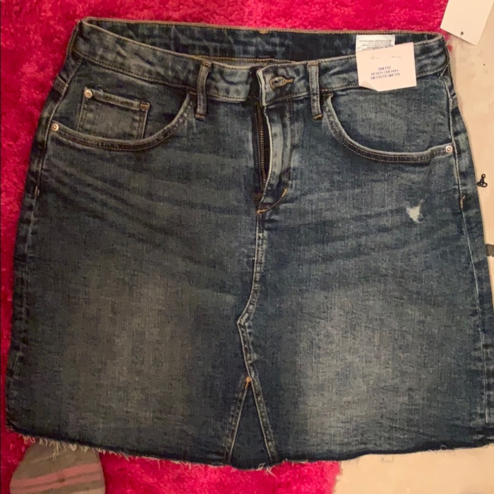 Hm denim girls skirt size 14y